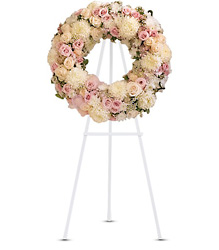 Peace Eternal Wreath from Martinsville Florist, flower shop in Martinsville, NJ